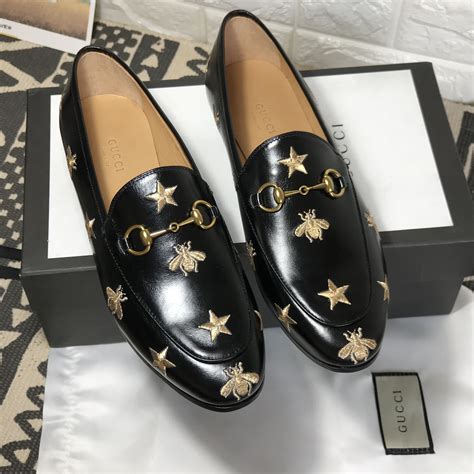 gucci loafers stars